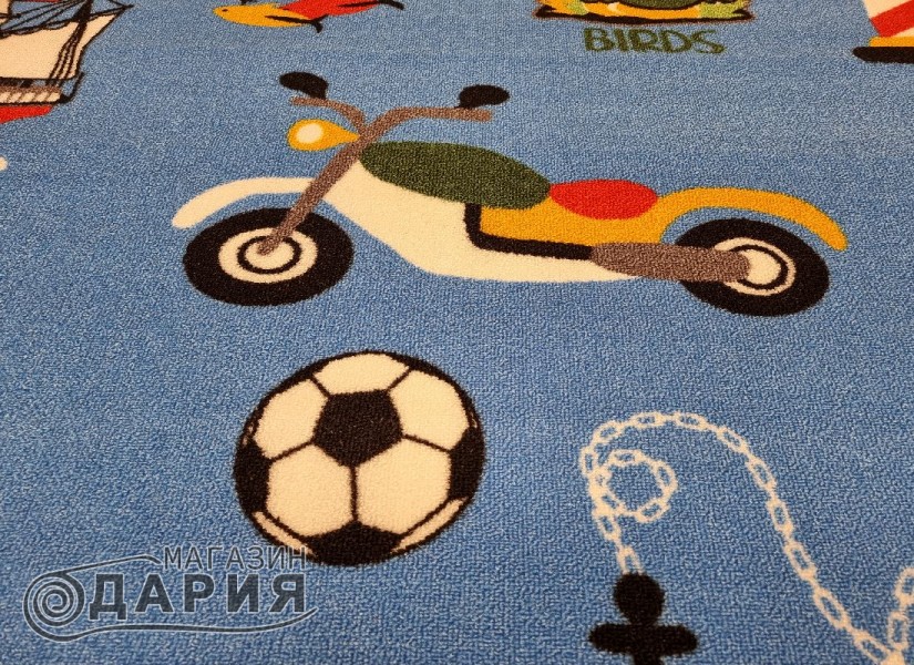 Мокетен килим ERIKA 8022 blue